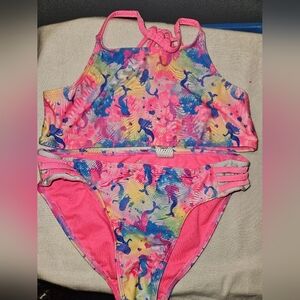 Wonder Nation Girls Mermaid Bikini Size Xl (14-16)